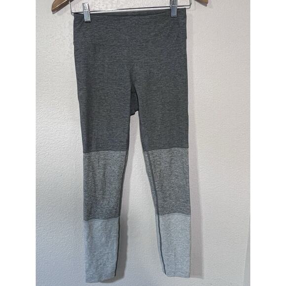 Outdoor Voices Gray Color Block Gradient Pocket TechSweat Flex Crop Leggings S - Picture 2 of 9